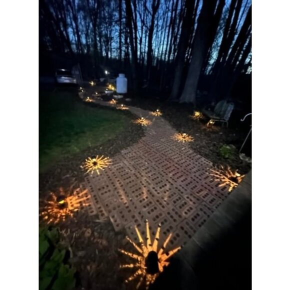 12 Pack Solar Pathway Lights Outdoor Solar Garden Lights for Patio - Picture 3 of 4